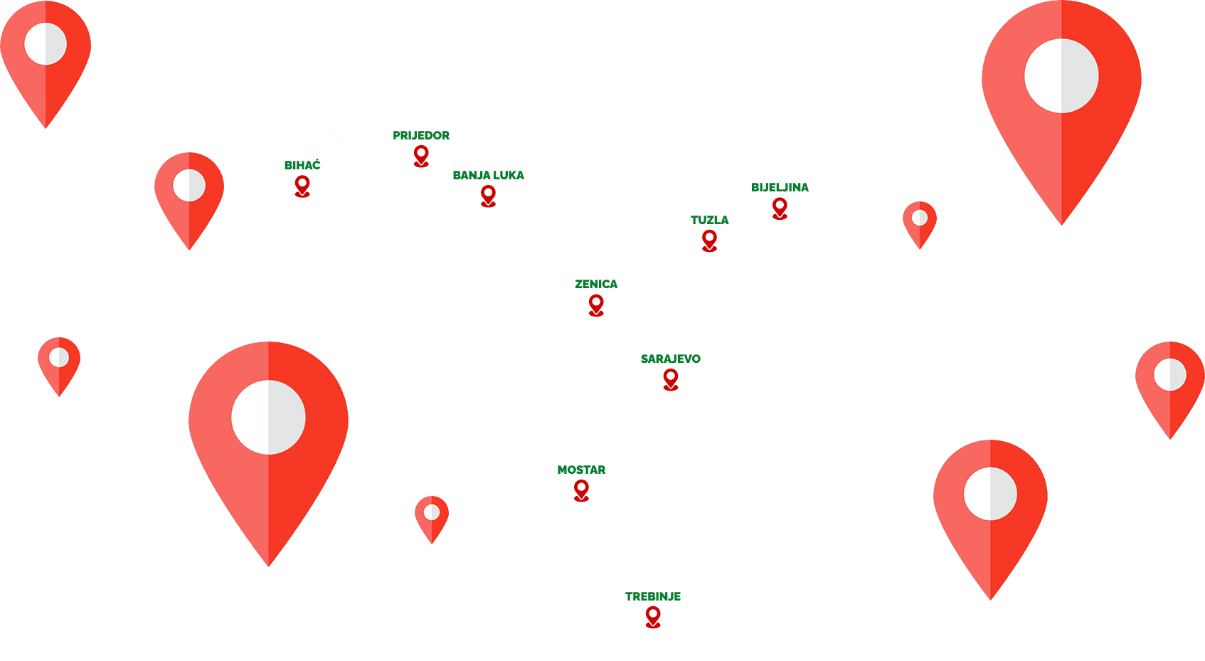 Mapa gradova desktop